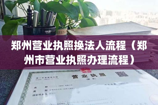郑州营业执照换法人流程（郑州市营业执照办理流程）