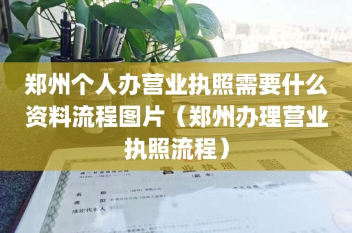 郑州个人办营业执照需要什么资料流程图片（郑州办理营业执照流程）