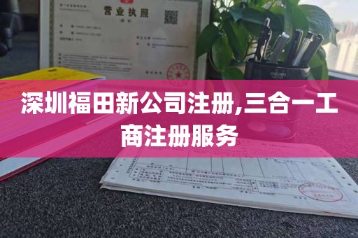 深圳福田新公司注册,三合一工商注册服务