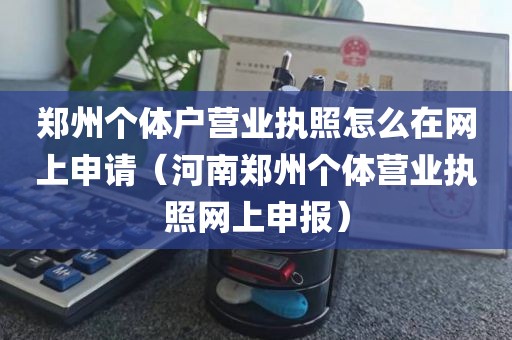 郑州个体户营业执照怎么在网上申请（河南郑州个体营业执照网上申报）