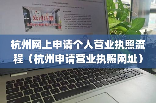 杭州网上申请个人营业执照流程（杭州申请营业执照网址）