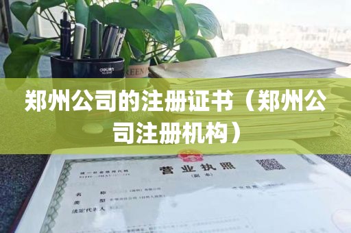 郑州公司的注册证书（郑州公司注册机构）