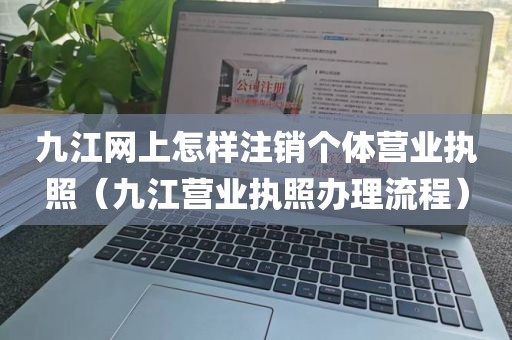 九江网上怎样注销个体营业执照（九江营业执照办理流程）