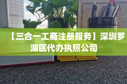 【三合一工商注册服务】深圳罗湖区代办执照公司