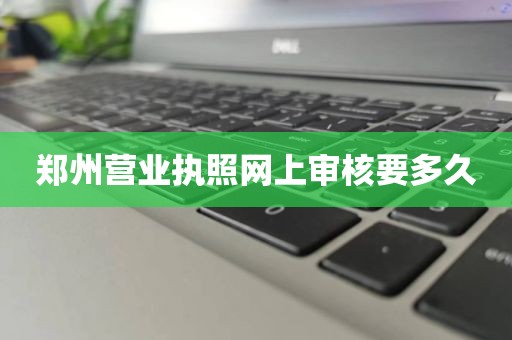 郑州营业执照网上审核要多久
