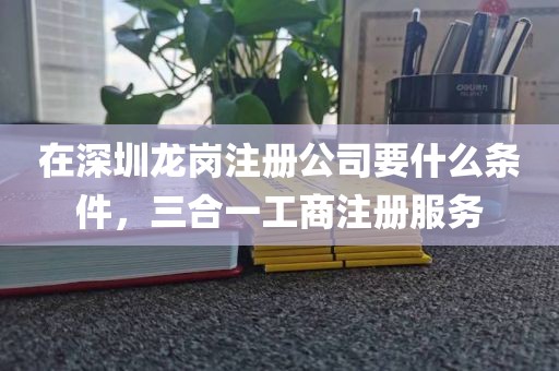 在深圳龙岗注册公司要什么条件，三合一工商注册服务