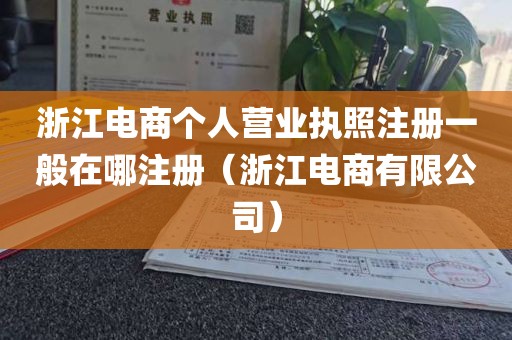 浙江电商个人营业执照注册一般在哪注册（浙江电商有限公司）