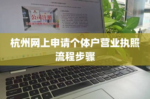 杭州网上申请个体户营业执照流程步骤