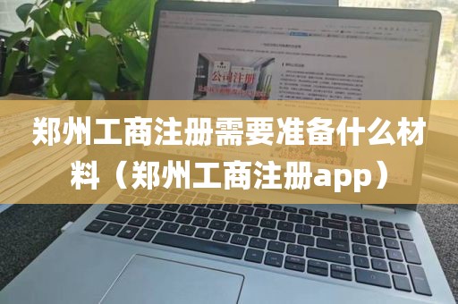 郑州工商注册需要准备什么材料（郑州工商注册app）