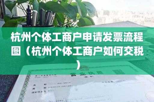 杭州个体工商户申请发票流程图（杭州个体工商户如何交税）