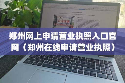郑州网上申请营业执照入口官网（郑州在线申请营业执照）
